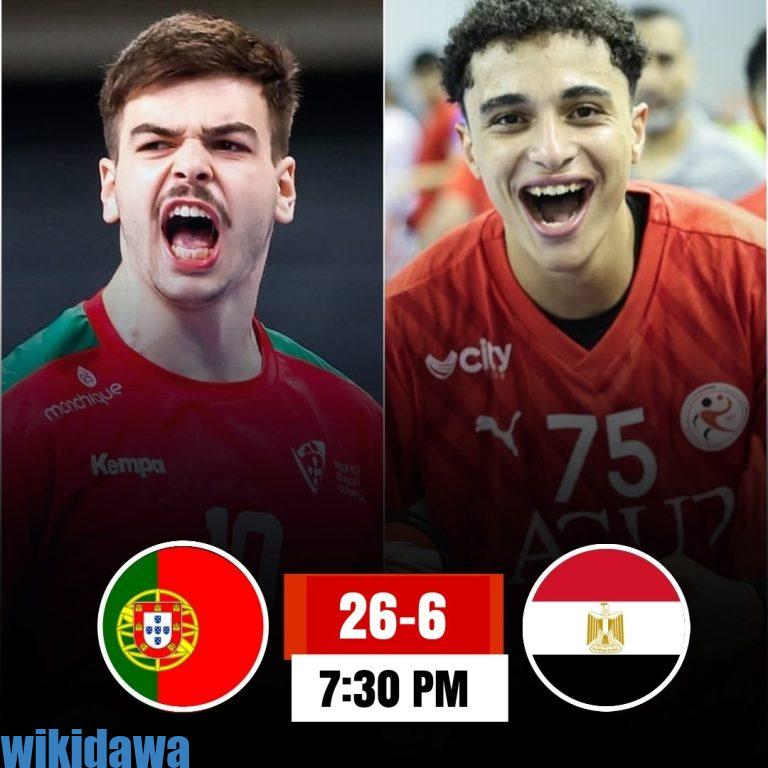 مباراة مصر والبرتغال كرة يد بث مباشر