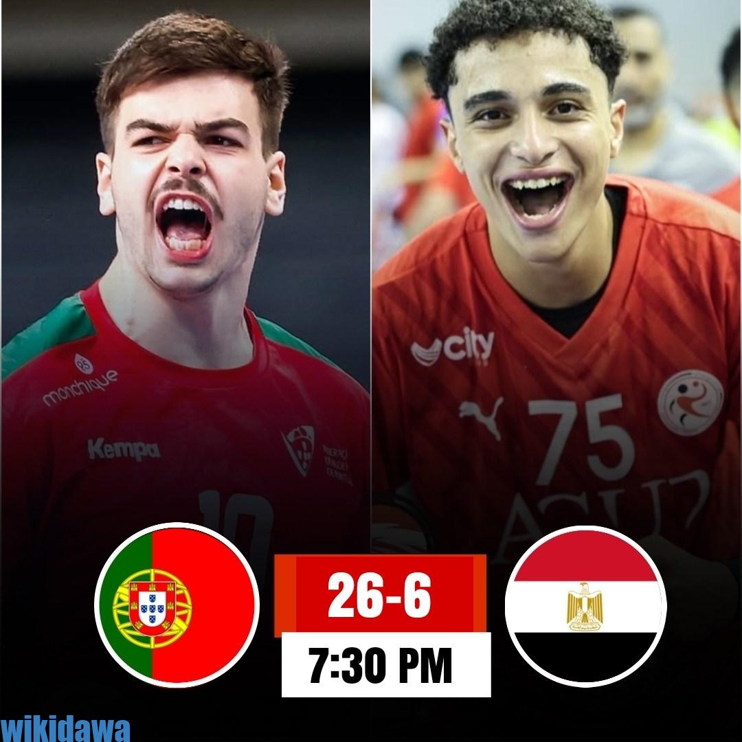 مباراة مصر والبرتغال كرة يد بث مباشر